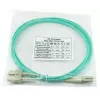 BlueOptics 055702K512000050M-BO Cable de conexión de fibra óptica dúplex, LC/UPC a SC/UPC, OM3 50/125 µm, 50 m, beige