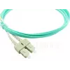 BlueOptics 055702T512000015M-BO Cable de conexión de fibra óptica dúplex, LC/UPC a SC/UPC, OM3 50/125 µm, 15 m, beige