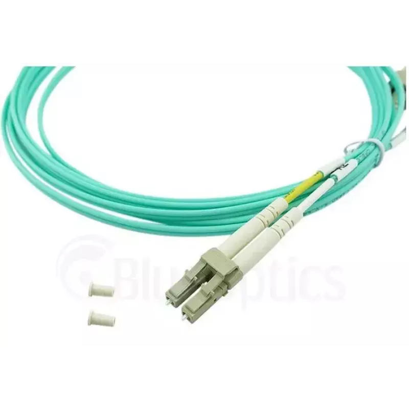 BlueOptics 055702T512000015M-BO Cable de conexión de fibra óptica dúplex, LC/UPC a SC/UPC, OM3 50/125 µm, 15 m, beige