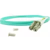 BlueOptics 055702T512000015M-BO Cable de conexión de fibra óptica dúplex, LC/UPC a SC/UPC, OM3 50/125 µm, 15 m, beige