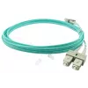 BlueOptics 055702T512000015M-BO Cable de conexión de fibra óptica dúplex, LC/UPC a SC/UPC, OM3 50/125 µm, 15 m, beige