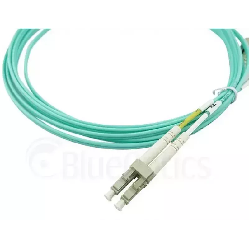 BlueOptics 055702T512000020M-BO Cable de conexión de fibra óptica dúplex, LC/UPC a SC/UPC, OM3 50/125 µm, 20 m, beige