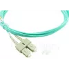 BlueOptics 055702T512000020M-BO Cable de conexión de fibra óptica dúplex, LC/UPC a SC/UPC, OM3 50/125 µm, 20 m, beige