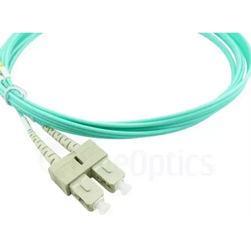 BlueOptics 055702T512000030M-BO Cable de conexión de fibra óptica dúplex, LC/UPC a SC/UPC, OM3 50/125 µm, 30 m, beige