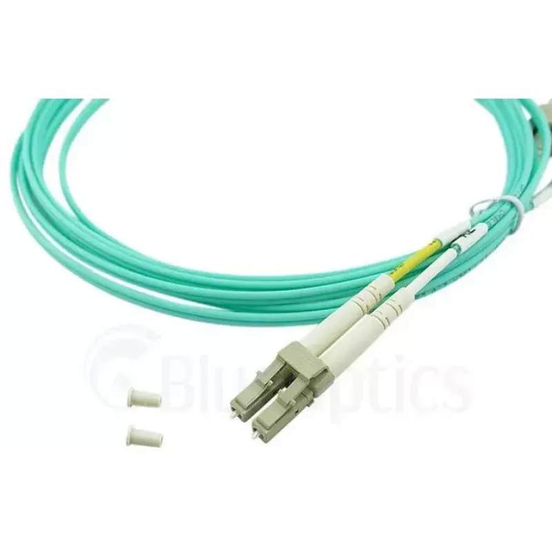 BlueOptics 055702T512000030M-BO Cable de conexión de fibra óptica dúplex, LC/UPC a SC/UPC, OM3 50/125 µm, 30 m, beige