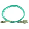 BlueOptics 055702T512000030M-BO Cable de conexión de fibra óptica dúplex, LC/UPC a SC/UPC, OM3 50/125 µm, 30 m, beige