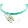 BlueOptics 055702T512000030M-BO Cable de conexión de fibra óptica dúplex, LC/UPC a SC/UPC, OM3 50/125 µm, 30 m, beige
