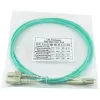 BlueOptics 055702T512000050M-BO Cable de conexión de fibra óptica dúplex, LC/UPC a SC/UPC, OM3 50/125 µm, 50 m, beige