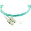 BlueOptics 055702T512000050M-BO Cable de conexión de fibra óptica dúplex, LC/UPC a SC/UPC, OM3 50/125 µm, 50 m, beige