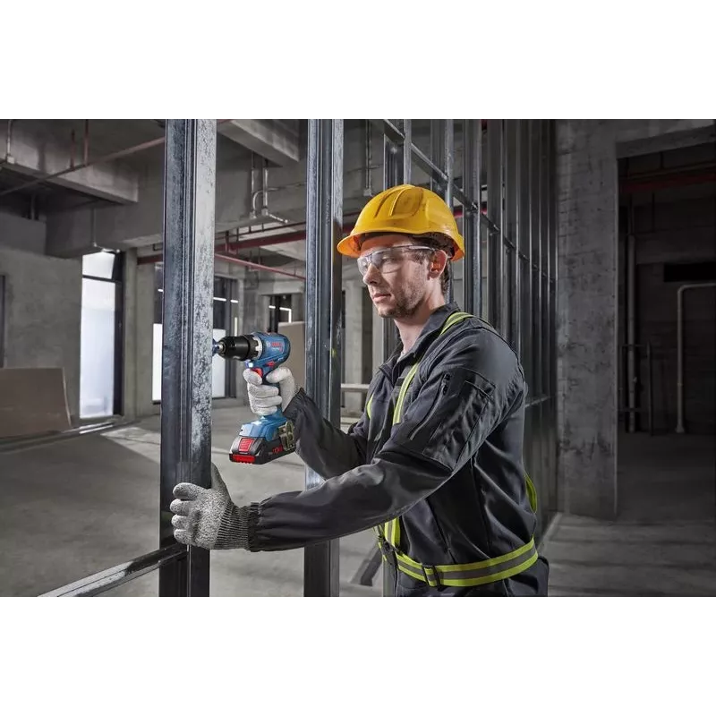 Bosch GSR 18V-65 Professional taladro atornillador inalámbrico, 18 V, solo (sin batería ni cargador), L-BOXX, azul