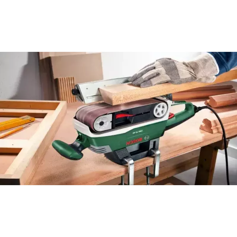 Bosch PBS 75 AE Set lijadora de banda verde, gris 750 W