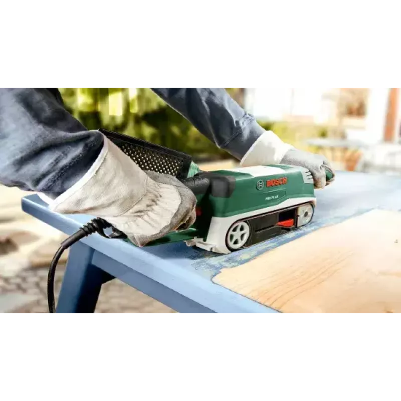 Bosch PBS 75 AE Set lijadora de banda verde, gris 750 W