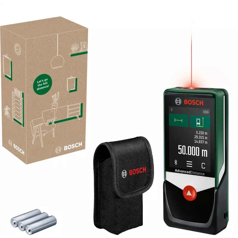 Bosch AdvancedlDistance 50C medidor de distancia láser multicolor 50 m