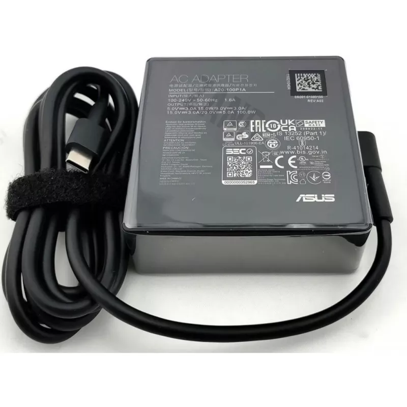 ASUS 0A001-01090100 Fuente de alimentación para interiores 100 W Negro