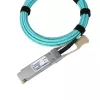 BlueOptics cable de fibra óptica InfiniBand 3 m QSFP color aguamarina