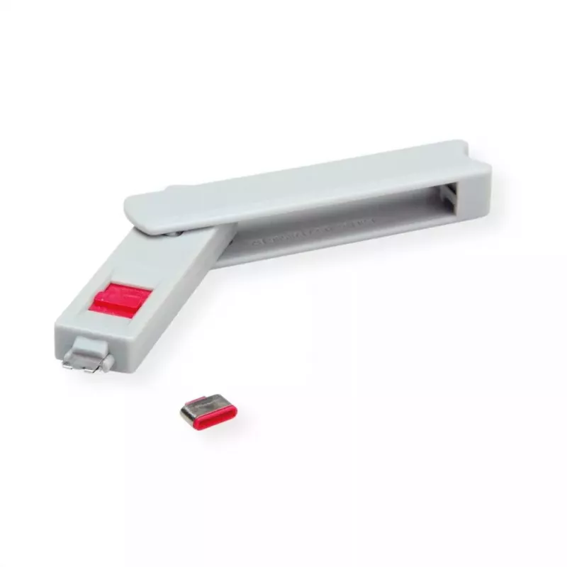 Llave port-blocker ROLINE 11.02.8333 USB Type-C gris 1 ud.