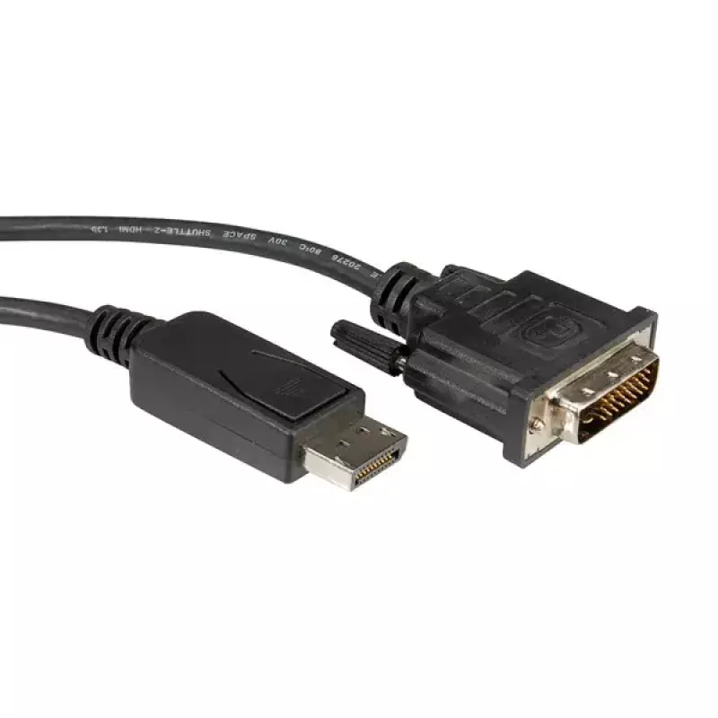 Cable DisplayPort ROLINE DP-DVI (24+1) LSOH M/M 3 m