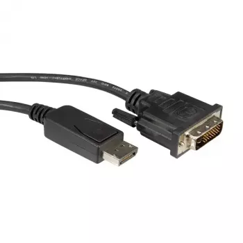 Cable DisplayPort ROLINE DP-DVI (24+1) LSOH M/M 5 m