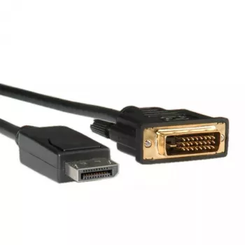 Cable DisplayPort ROLINE DP-DVI (24+1) LSOH M/M 5 m