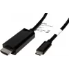 Cable USB Type-C a HDMI ROLINE 11045843 5 m negro