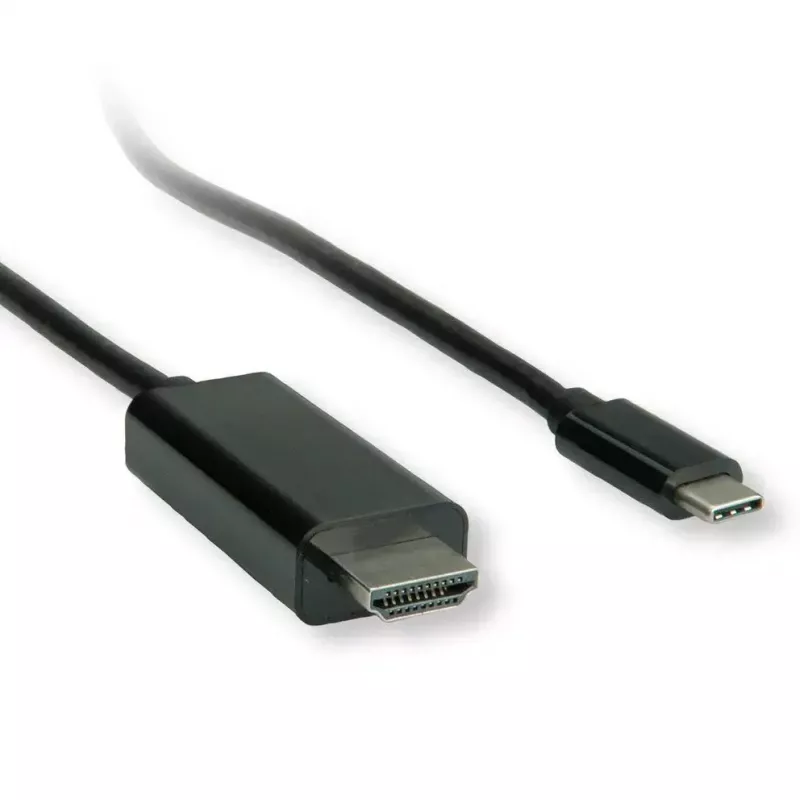 Cable USB Type-C a HDMI ROLINE 11045843 5 m negro