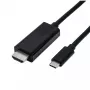Cable USB Type-C a HDMI ROLINE 11045843 5 m negro