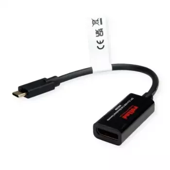 Adaptador gráfico USB ROLINE 11.04.5957-10 3840 x 2160 píxeles negro