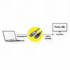 DisplayPort ROLINE 11.44.5782-10 HDTV negro