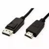 DisplayPort ROLINE 11.44.5782-10 HDTV negro