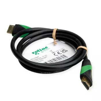 Cable HDMI ROLINE 1 m Type-A conector macho a conector macho dorado negro