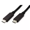 Cable USB ROLINE Green 11.44.9056 USB 3.2 Gen 2 1 m USB C negro