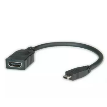 Cable HDMI High Speed + Ethernet VALUE 0,15 m