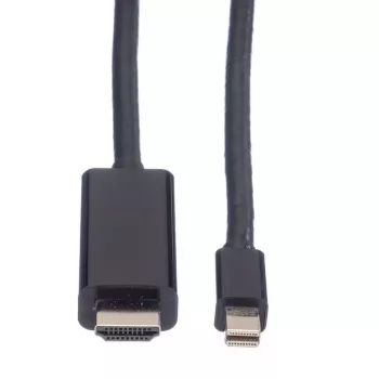 Cable Mini DisplayPort VALUE Mini DP-UHDTV M/M 2 m