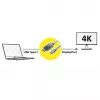 Adaptador de cable de vídeo VALUE 11.99.5846 2 m DisplayPort USB Type-C negro