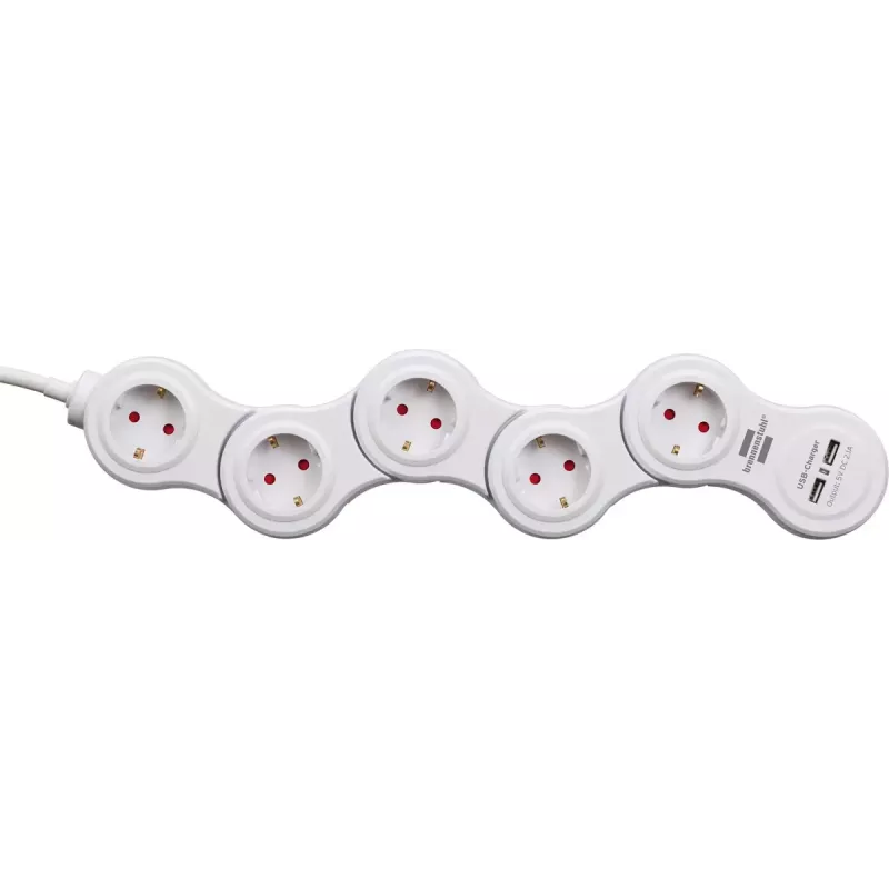 Regleta de enchufes Brennenstuhl Vario 1,4 m 5 tomas de corriente para interior