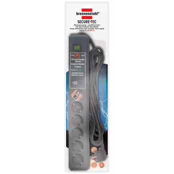 Alargador de corriente Brennenstuhl 1159541376 3m 6 tomas de corriente para interior Antracita