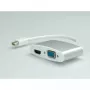 Adaptador Mini DisplayPort - HDMI/VGA ROLINE 12.03.3161