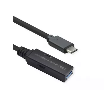 Cable USB ROLINE 12.04.1067 15 m USB 3.2 Gen 1 USB C USB A negro