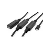 Cable USB ROLINE 12.04.1068 USB 3.2 Gen 1 20 m USB C USB A negro