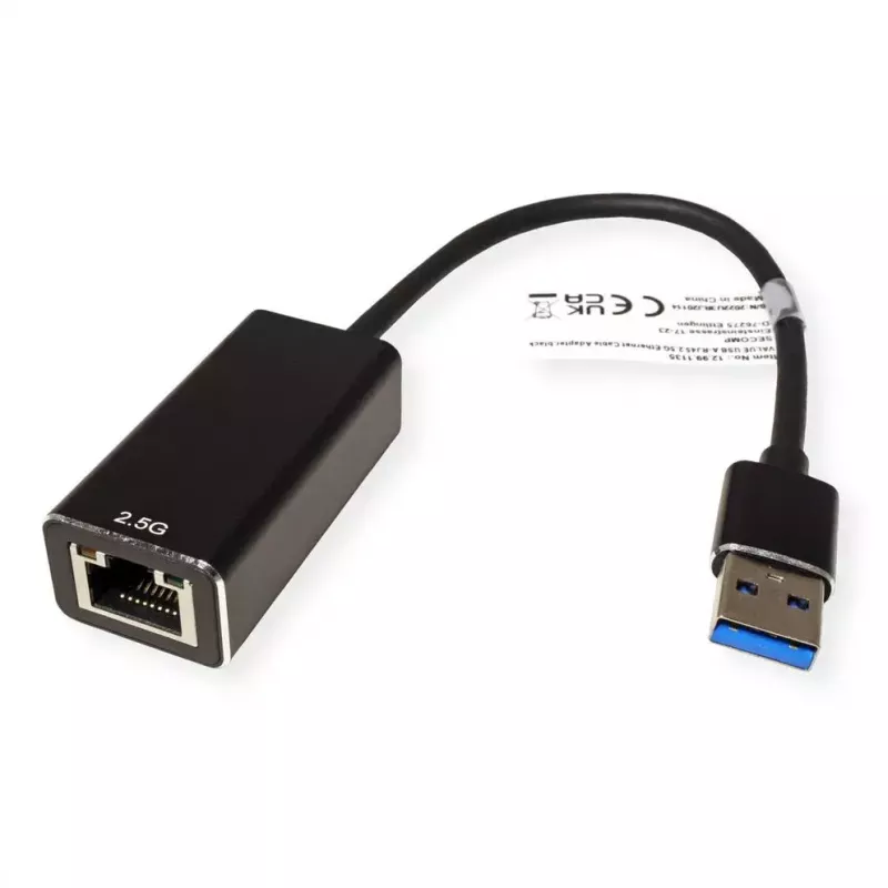 Tarjeta de red Ethernet VALUE 12.99.1135 interfaz USB con cable
