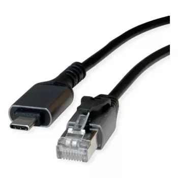 Cable de red VALUE 12.99.1169-10 RJ-45 USB Type-C 5 m negro
