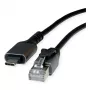 Cable de red VALUE 12.99.1169-10 RJ-45 USB Type-C 5 m negro