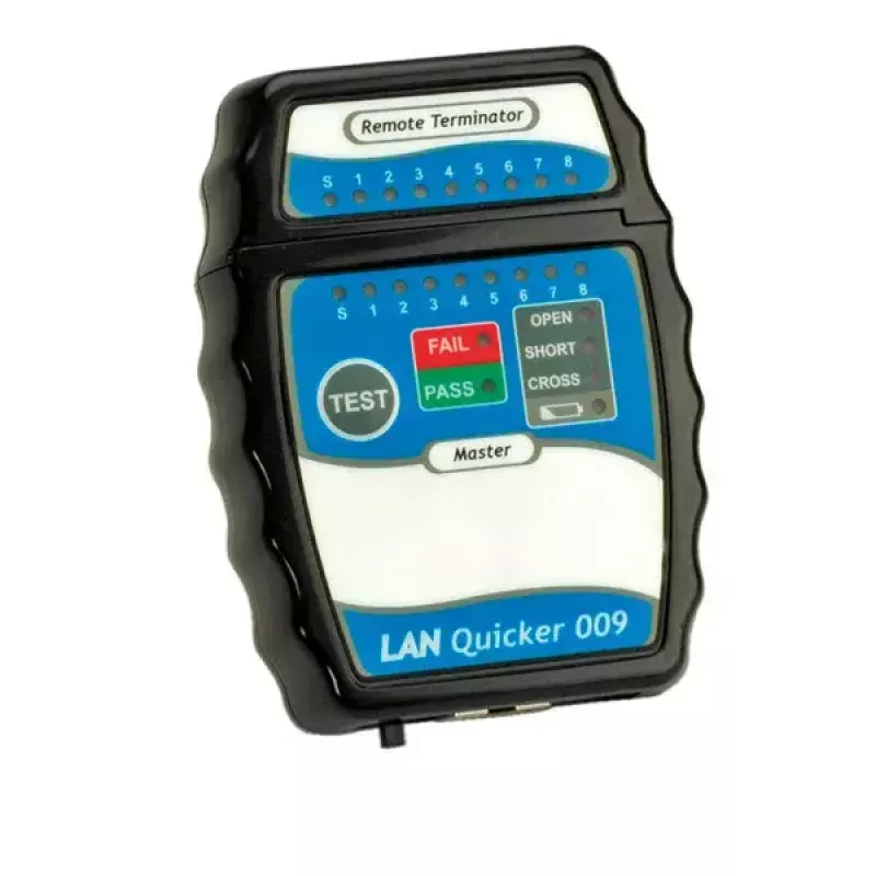 Comprobador de cables VALUE Quicker modelo 13.99.3001 — comprobación de continuidad y cableado de cables de red