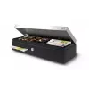 Safescan SD-4617S Cajón portamonedas con tapa abatible, negro/plata (132-0498)