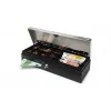 Safescan SD-4617S Cajón portamonedas con tapa abatible, negro/plata (132-0498)