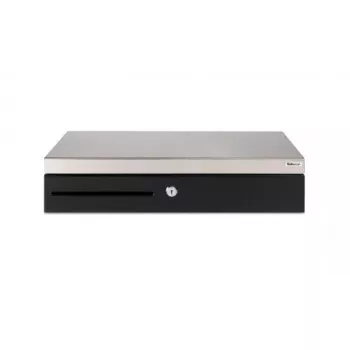 Safescan SD-4617S Cajón portamonedas con tapa abatible, negro/plata (132-0498)