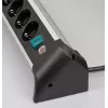 Alargador de corriente Brennenstuhl 1391040410 1,8m 4 tomas de corriente para interiores negro plata