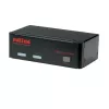Conmutador KVM ROLINE 1 usuario 2 PCs DisplayPort con hub USB