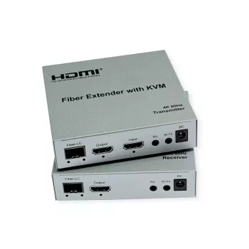 Extensor KVM transmisor y receptor ROLINE 14.01.3363 HDMI con cable 20000 m