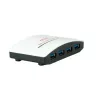 Hub USB ROLINE negro y blanco 4 puertos con fuente de alimentación